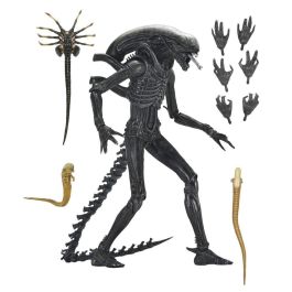 NECA Figura Ultimate Xenomorph Alien: Romulus 18cm Articulada con 3 Pares de Manos, Facehugger y 2 Chestburster