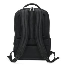 DICOTA Eco Backpack SELECT Mochila para portátil de 17.3 pulgadas, compartimento para portátil, hecha con materiales reciclados, unisex, negro