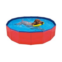 Nayeco Piscina para Perros Plegable, Reforzada con Paneles de Fibra de Madera, Válvula de Vaciado, 120x30 cm Precio: 64.49999985. SKU: B14BQFLYVS
