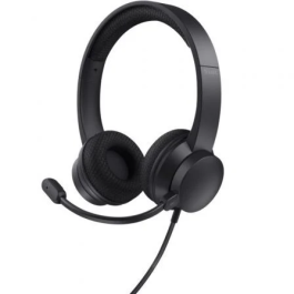 Trust Auriculares Estéreo USB HS-260 con Micrófono Flexible Ajustable y Cancelación de Ruido Negro Precio: 24.50000014. SKU: B1J9GGL93Z