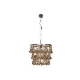 Lampara Techo Balines DKD Home Decor Marron Natural 53 x 123 x 53 cm Precio: 141.50000029. SKU: B1B7WZVYYE