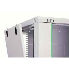 Digitus Carcasa de pared Dynamic Basic 12U 600x450mm, Bastidor de pared, 60kg, Vidrio, Paneles laterales, Gris