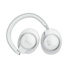 JBL LIVE 770 NC Auriculares Diadema Inalámbricos con Cancelación Activa de Ruido (ANC), Bluetooth 5.3, Autonomía 50h, Blanco