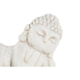 DKD Home Decor Figura Buda Elefante Blanco Magnesia 42 x 46 x 24 cm