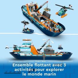 LEGO City 60368 The Arctic Exploration Ship, gran juguete de bote flotante para niños LEGO City 60368 The Arctic Exploration Ship, gran juguete de bote flotante para niños