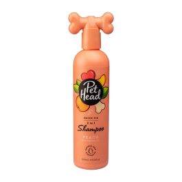 Pet Head Champú y Acondicionador 2 en 1 Quick Fix para Perros, Aroma a Melocotón, 300 ml