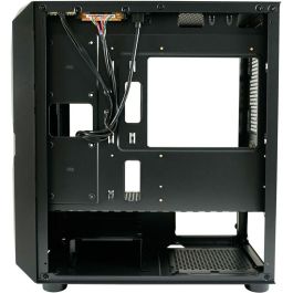 LC-Power 712MB Gaming Micro Torre PC Negra, Micro ATX/Mini-ITX, Ventana Lateral, Plástico y Vidrio Templado