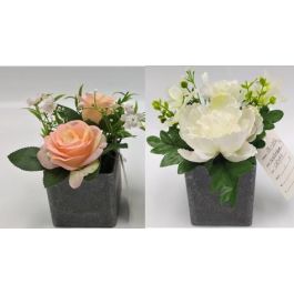 DKD Home Decor Planta Melocoton Blanco 13 x 18 x 13 cm (12 Unidades) Precio: 27.89000027. SKU: B1CCS85WRB