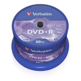 VERBATIM DVD+R 4.7GB 16x Advanced AZO (Tarrina 50) VERBATIM DVD+R 4.7GB 16x Advanced AZO (Tarrina 50)