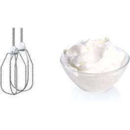 Bosch MFQ3010 CleverMixx Batidora de Varillas Repostería 300W con 2 Velocidades, Función Turbo, Varillas y Garfios Amasadores