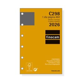 Recambio Agenda Anual (2026) Finocam C298 Classic 602 73X114 Anualidad D/P