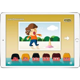 Miniland Juego Emotiblocks 32350 - Figuras para Aprender Emociones con 6 Personajes Intercambiables y Actividades