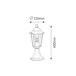 Lámpara de Suelo Exterior RABALUX "Velence" 1xE27 IP43 [RAB-8205]