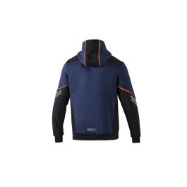 Sudadera con Capucha Hombre Sparco S02414BMAF2M Azul Azul marino