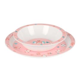 Set De Platos Cubiertos Y Vaso Safta Preescolar 260x260x90 mm Set De Platos Cubiertos Y Vaso Safta Preescolar 260x260x90 mm