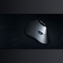 Elbe Ratón Inalámbrico Vertical Ergonómico RT-102 con Pila Incluida Negro