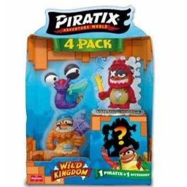 Magic Box Figura Piratix Wild Kingdom Pack 4 unidades con 1 figura sorpresa Modelos Surtidos Edad +4 años Precio: 5.50000055. SKU: B15533QGLP