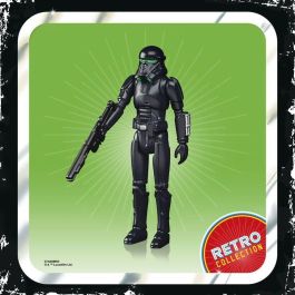 HASBRO Imperial Death Trooper Retro Collection The Mandalorian Star Wars Figura Articulada 9,5cm con Accesorios