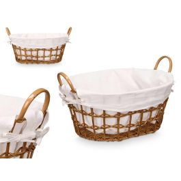 Cesto Ovalado Asas Natural Peq Kipit 52X26CM (12 Unidades) Precio: 94.89000048. SKU: B15HK4PDV3