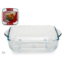 Bandeja Cuadrada con Asas 1950ml Pasabahce - Vidrio Borosilicato 22x6x25.5cm (6 Unidades)