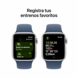 Reloj Hombre Apple MXGF3QL/A Azul Plateado