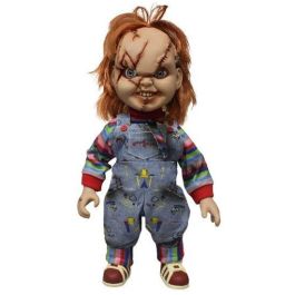 MEZCO TOYZ Figura Chucky El Muñeco Diabólico parlante 38cm Articulado con Voz y Cuchillo