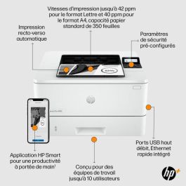 HP 4002dne Impresora Láser LaserJet Pro - Máxima Productividad, Altas Velocidades, Gestión Sencilla, HP+