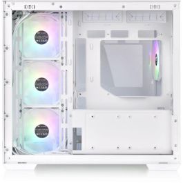 Caja PC - THERMALTAKE - View 380 TG ARGB Snow - Semitorre - ATX - Cristal templado - Blanco