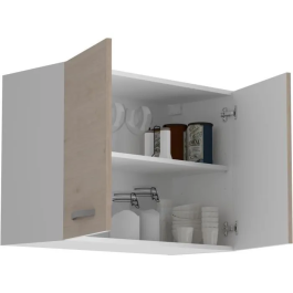 Oslo Mueble Alto 2 Puertas - Decoración Chene Jackson - L 80 x D 36 x H 58 cm - Ref. 244303