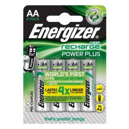 Pilas Recargables Energizer Accu Recharge Power Plus 2000 AA BP4 1,2 V AA HR6 (4 Unidades) Precio: 14.49999991. SKU: S3701659