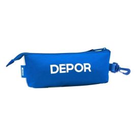 Safta Portatodo Triangular Deportivo La Cor 20x8,5x5 cm Blanco y Azul Polyester 600D
