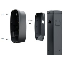 Charge Amps Adaptador de Placa para Columna - Compatible con Charge Amps Dawn para Montaje en Poste