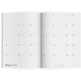 Additio Agenda Planificador Mes Vista 16 Meses 19,5x28,5 cm Colores Surtidos