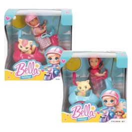 Color Baby Muñeca con Moto y Mascota 12 cm