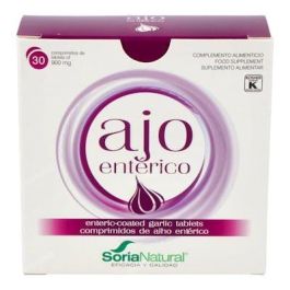 SORIA NATURAL Ajo Entérico 30 Comprimidos. Suplemento natural con propiedades antioxidantes y apoyo digestivo. Precio: 8.8899998. SKU: B1JDS8RTFB