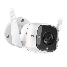 TP-Link Tapo TC65 Cámara de Vigilancia Exterior Wi-Fi 3MP Visión Nocturna 30m, Detección Movimiento, Audio Bidireccional, IP66
