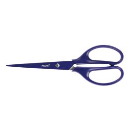 Milán Tijeras de oficina Acid Azul 17cm - Cuchilla de acero inoxidable, mango simétrico