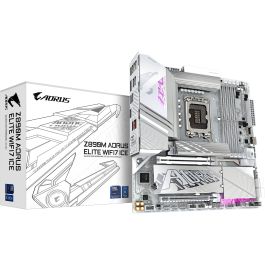 Gigabyte PLACA Z890M A ELITE WF7 ICE, Intel LGA 1851, DDR5, WiFi 7, Micro-ATX - 9MZ89ML7E-00-10