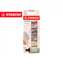 Stabilo Rotulador Boss Mini Naturevibes Estuche 6 Unidades Colores Surtidos Fluorescente 2/5 mm Precio: 8.49999953. SKU: B154APZ5C4
