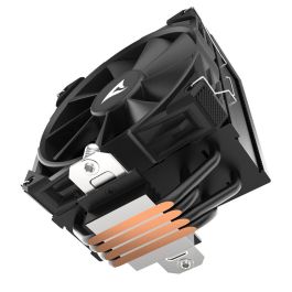 SHARKOON A40 RGB Refrigerador de aire CPU 12 cm RGB 4 tubos de calor TDP 220W Negro