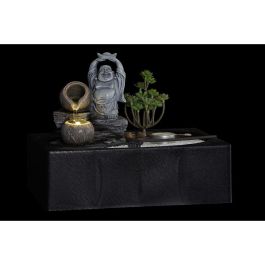 Fuente Oriental DKD Home Decor Negro Gris 21 x 23 x 29 cm (2 Unidades) Fuente Oriental DKD Home Decor Negro Gris 21 x 23 x 29 cm (2 Unidades)