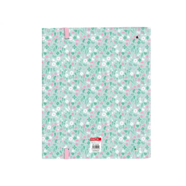 Carpeta de anillas Safta Cuore Menta 27 x 32 x 3.5 cm