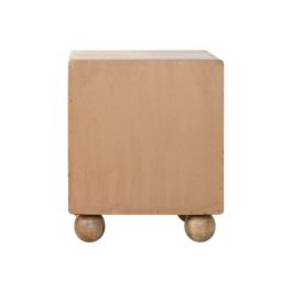 DKD Home Decor Mesita De Noche Moderno Marron 38 x 55 x 44.5 cm 2 Cajones