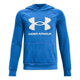 Sudadera con Capucha Hombre Under Armour Rival Big Logo Azul