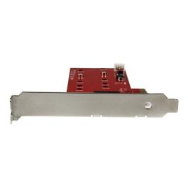 StarTech.com PEX2M2 - Tarjeta Controladora M.2 SATA PCIe 2.0 x2 con 2 Puertos para SSD, 6 Gbps, con Soporte de Perfil Bajo