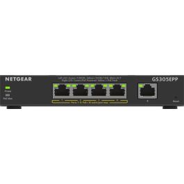 NETGEAR GS305EPP-100PES Switch Gestionado L2/L3 5 Puertos Gigabit Ethernet High-Power PoE+ Plus