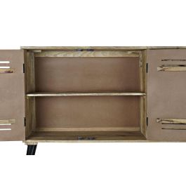 DKD Home Decor Buffet Alpino Negro 140 x 40 x 93 cm