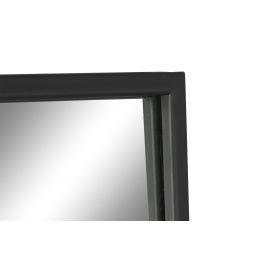 DKD Home Decor Espejo de Pared Loft Colección Anxi Recto Negro, Hierro y Cristal, 120 cm Alto x 35 cm Ancho (Pack de 2)