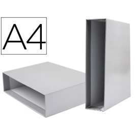 Liderpapel Caja Archivador Documenta de Palanca Cartón DIN A4 Lomo 75mm Color Gris Precio: 1.49999949. SKU: B18MZS63VW