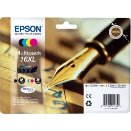 Epson Tinta T16XL Pack 4 Colores Negro Cian Magenta Amarillo Durabrite Ultra Ink Cartucho Precio: 87.89000044. SKU: S8405379